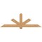 Ekena Millwork Kennewick Timber Gable Bracket, Western Red Cedar, 84"W x 28"H x 5 1/2"D x 5 1/2"F, 8/12 Pitch GBW084X28X0606KEN00SWR - alternate 1